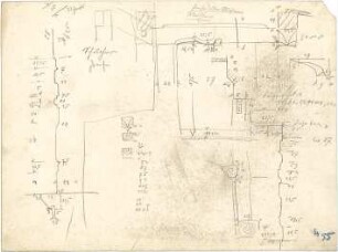 Thiersch, August ; Bauaufnahmen (deutsche Bauernhäuser u.a.) - Details