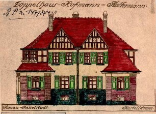Gesamtanlage; Hanau, Gesamtanlage Wohnsiedlung Hopfenstraße/Castellstraße