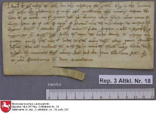 1245, Oktober 16 Bischof Lüder von Verden bestätigt Hartwichs von Linthorst Verpfändung seines zu Lehn gehabten Zehnten in Dodenrode, an das Alte Kloster [zu Buxtehude] Druck: Pratje, Ungedruckte Verden'sche Urkunden 3 S. 167 f. Nr. 4; Mindermann, UB Verden 1 Nr. 395