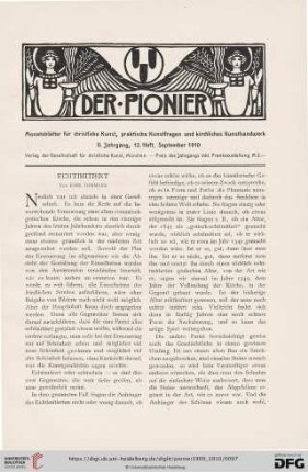 12. Heft, September 1910