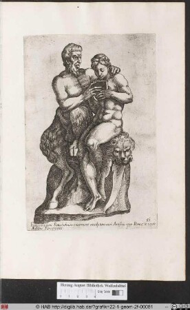 Pan und Daphnis.