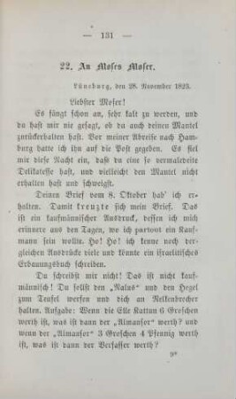 22. An Moses Moser