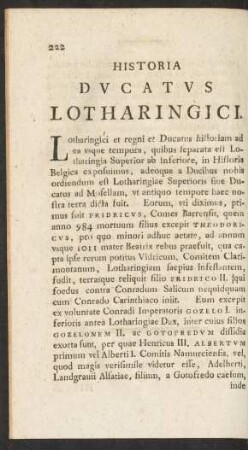 Historia Ducatus Lotharingici