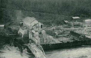 Nutzbarmachung der Cure-Fälle - Wasserkraft-Anlage Malassis, Avallon, 1929-1933
