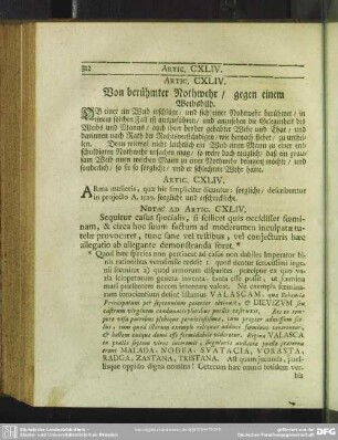 Artic. CXLIV. Von berühmter Nothwehr, gegen einem Weibsbild