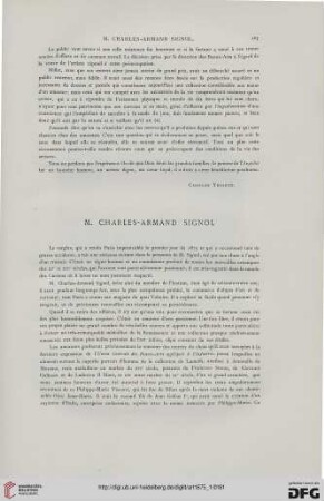 1: M. Charles-Armand Signol