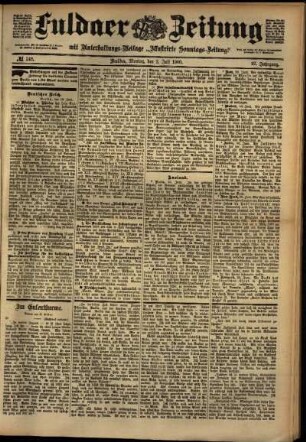 Ausgabe vom Montag, den 02. Juli 1900.