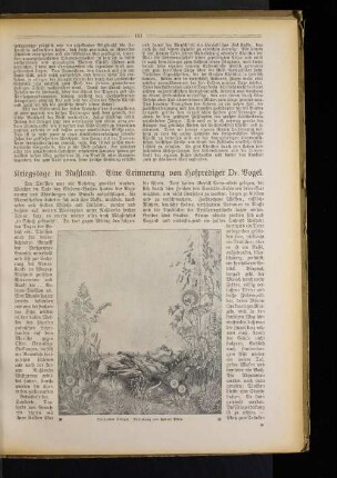 Kriegstage in Rußland. : Eine Erinnerung