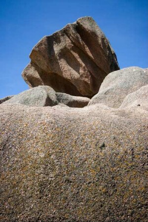 Frankreich. Bretagne. Cotes d Armor. Tregastel. Cote de Granit rose. Rosa Granit Küste. Felsenmeer