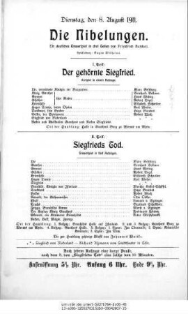 Die Nibelungen [Der gehörnte Siegfried]
