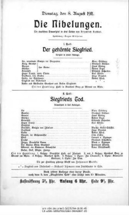 Die Nibelungen [Der gehörnte Siegfried]