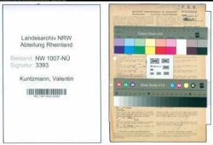 Entnazifizierung Valentin Kuntzmann , geb. 14.06.1902 (Lehrer)