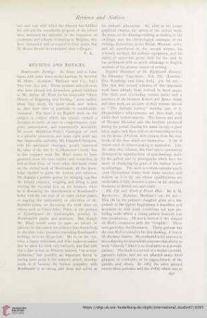 Reviews and Notices