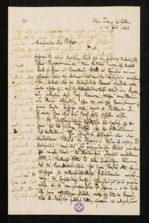 Brief 4: 16. Juli 1863