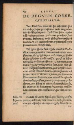 De Regulis Consequentiarum.