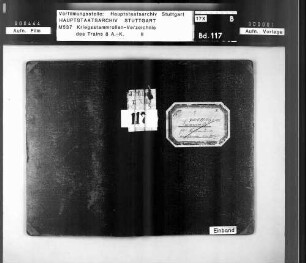 Kriegsstammrolle des Immobilen Pferdelazaretts 2/XIII und der Etat-Mannschaft
