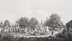 Der Johanniskirchhof zu Dresden, vor seiner Säcularisirung im Jahre 1858