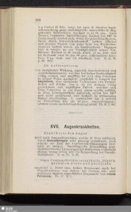 XVII. Augenkrankheiten