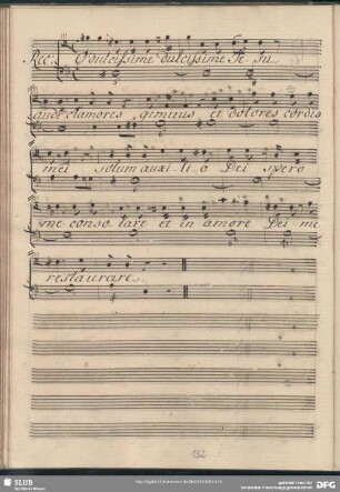 Recitativo: O dulcissime Jesu audi clamores