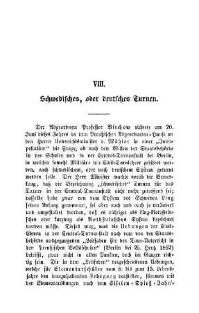 Schwedisches, oder deutsches Turnen