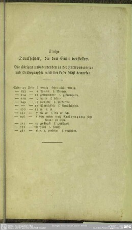 Einige Druckfehler, die den Sinn verstellen