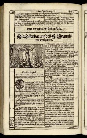 Die Offenbarung deß H. Joannis deß Evangelisten.