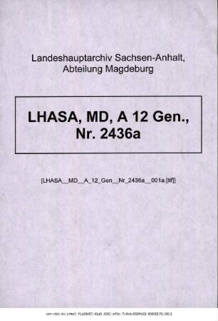Kirchen- und Schulen-Visitation Buch im Jerichauischen Kreise