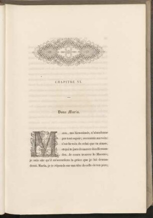 Chapitre VI. - Dona Maria.