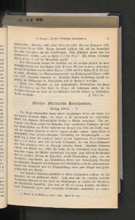 Moltkes Militärische Korrespondenz. - Krieg 1864. - *)