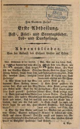 Bergisches Gesangbuch : bestehend in 930, sowohl alten als neuen geistlichen Liedern für die evangelischen Gemeinen ...