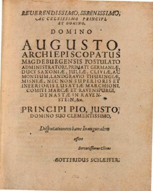 Praecipuae juris communis et electoralis Saxonici differentiae