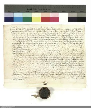 Revers Veits vom Stein zum Altenstein und Hafenpreppach bezüglich der Belehnung mit einem Hof in Rannungen durch Balthasar [von Dernbach], Abt von Fulda