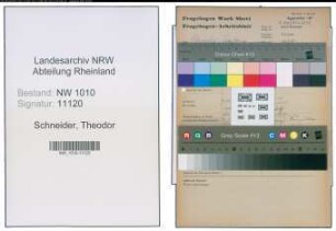 Entnazifizierung Theodor Schneider , geb. (Polizei)