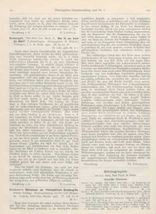 251-252 [Rezension] Michaëlis, Carl (Bearb.), Kirchner‘s Wörterbuch der Philosophischen Grundbegriffe. 5. Aufl
