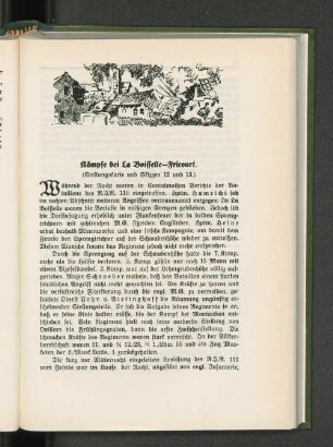 Kämpfe bei La Boisselle-Fricourt. : (Stellungskarte und Skizzen 12 und 13.)
