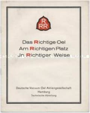Das Richtige Oel / Am Richtigen Platz / In Richtiger Weise