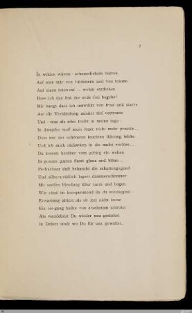 In wilden wirren, schauerlichem harren / [Stefan George]