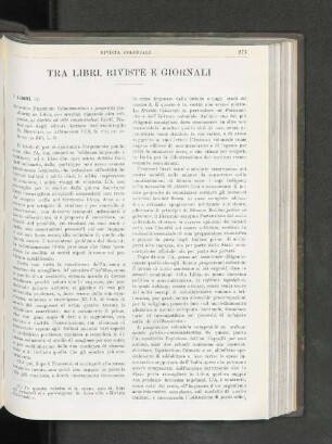 Tra Libri, Riviste E Giornali.