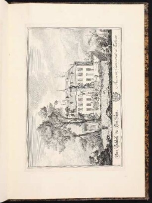 Das Schloß zu Thalheim. - Ehemaliger Herrensitz Thalheim, Happurg-Thalheim