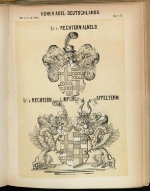 Taf. 83. Gr. v. Rechtern-Almelo. - Gr: v. Rechtern-Limpurg-Appeltern.