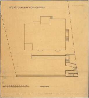 Fischer, Theodor; Schweinfurt (Bayern); Haus Wirsing - Lageplan