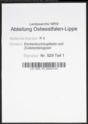 Kirchenbuchduplikat der evangelischen Gemeinde Sprockhövel, Ennepe-Ruhr Kreis (GHT 1826-1829, G 1830 (siehe auch P 4 Nr. 929/Teil 2)). (Gemeinde: Evangelische Gemeinde Sprockhövel)