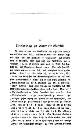 Nöthige Rüge zur Steuer der Wahrheit