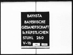Das Ableben von Kardinal Girolamo Maria Gotti.