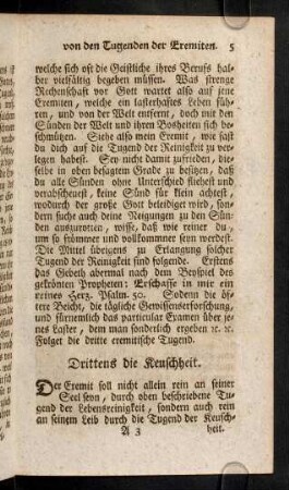 5-7, Drittens die Keuschheit