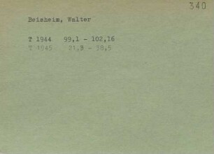 Beisheim, Walter