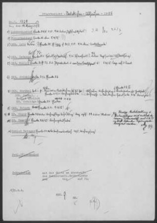 Neunkirchen-Althausen: Visitationsbericht mit Pfarrbericht 1956