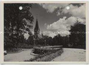 Neustettin, Vom Rosengarten aus gesehen