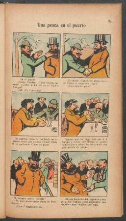 Una pesca en el puerto - [Cómic]