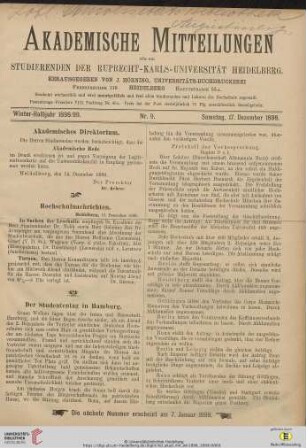 Nr. 9 (17. Dezember 1898)